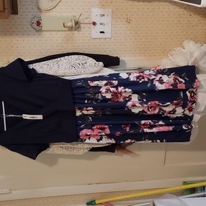 Empire waist, knee length, short sleeve dresses